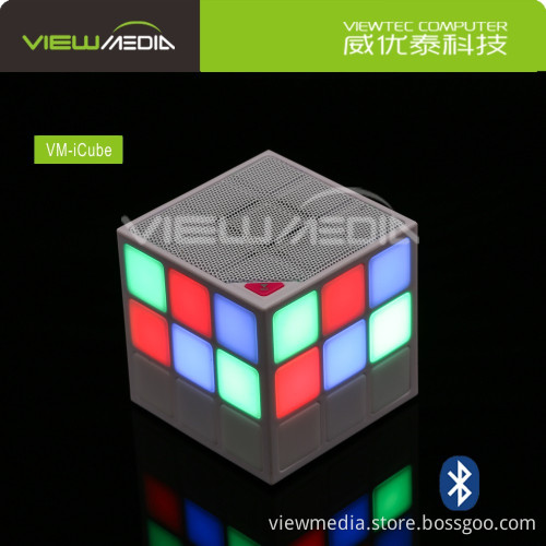 2017 trending products Bluetooth Speaker iCUBE LED Bluetooth Speaker VM-iCube speaker bluetooth